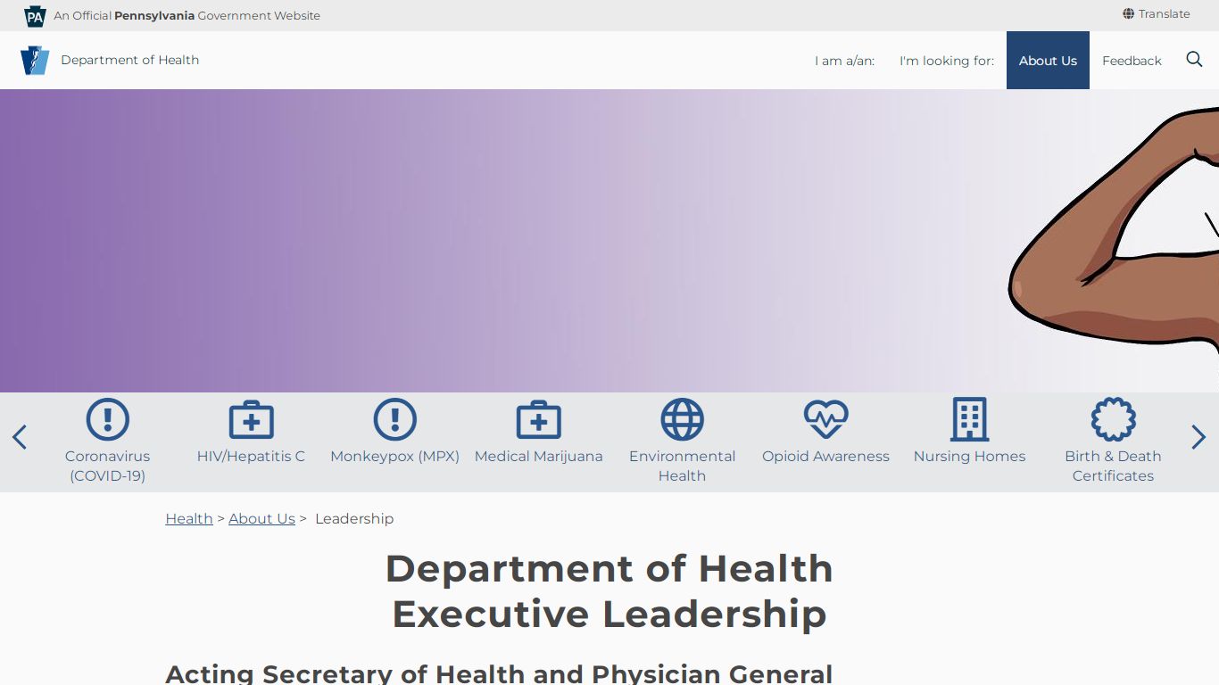 Leadership - Department of Health