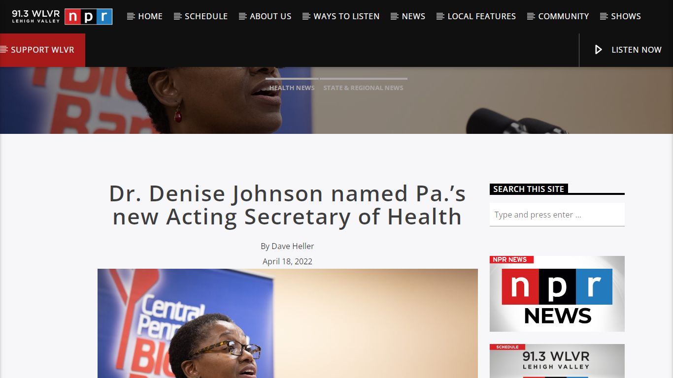 Dr. Denise Johnson named Pa.’s new Acting Secretary of Health